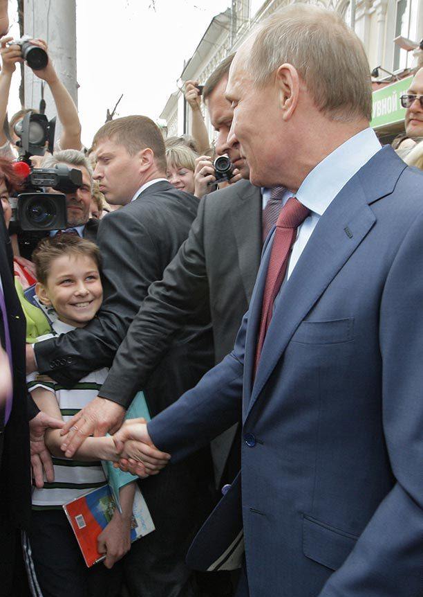 Прикол: Путин и мальчик