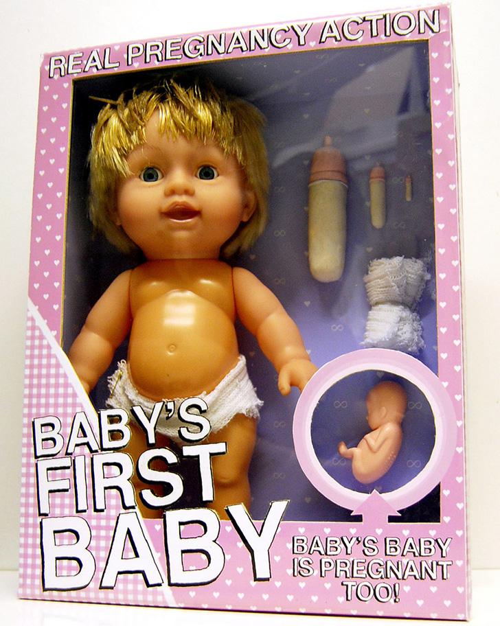 Прикол: Беременная кукла