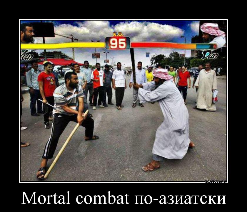 Демотиватор: Mortal combat по-азиатски 