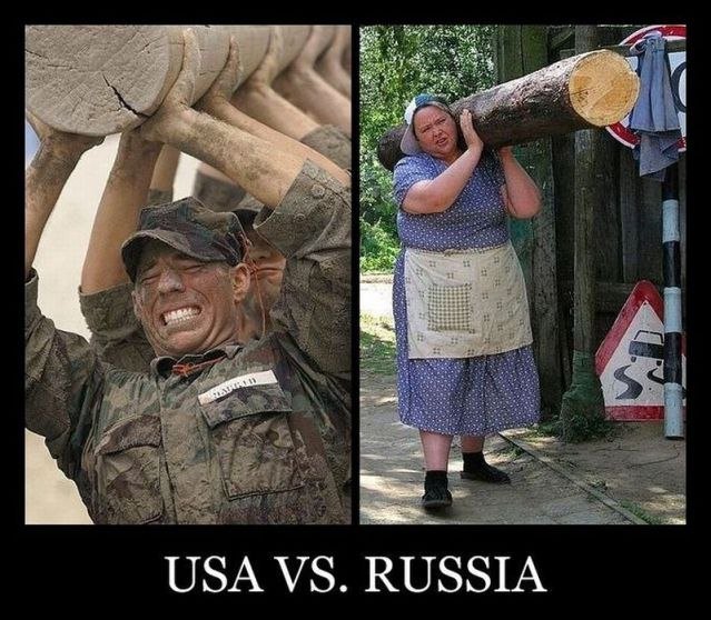Демотиватор: USA vs. Russia