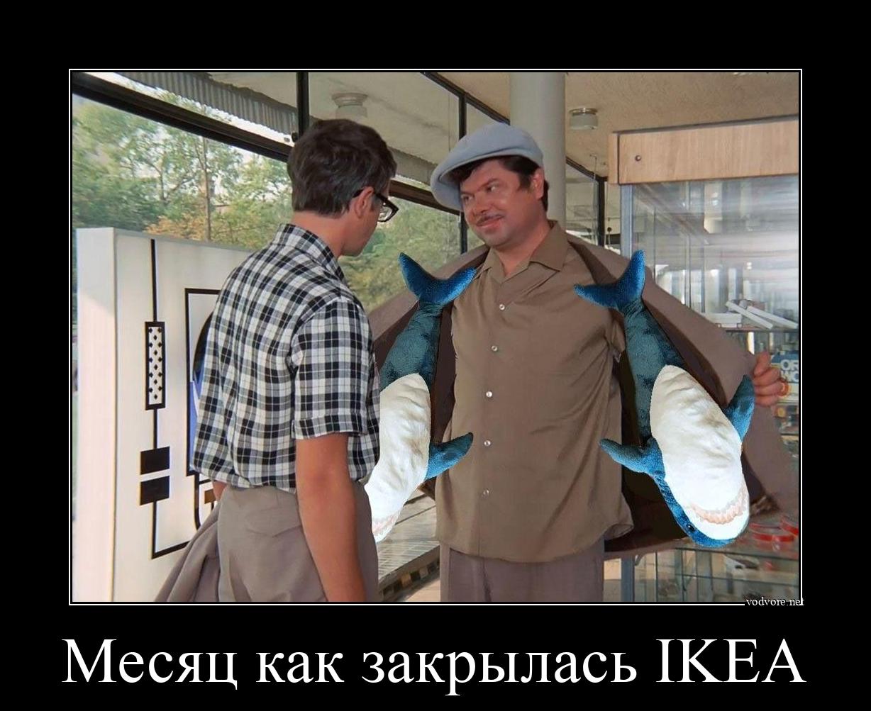Демотиватор: Месяц как закрылась IKEA 