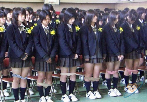 Прикол: Школьниц пристыдили за короткие юбки
